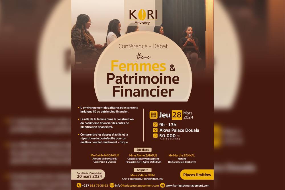 Actualites Kori asset Management: Conférence Débat - Thème : Femme & Patrimoine Financier